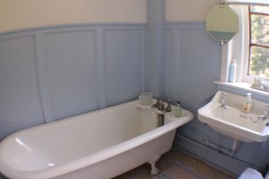 Alvie Estate Top Flat Blue Bathroom